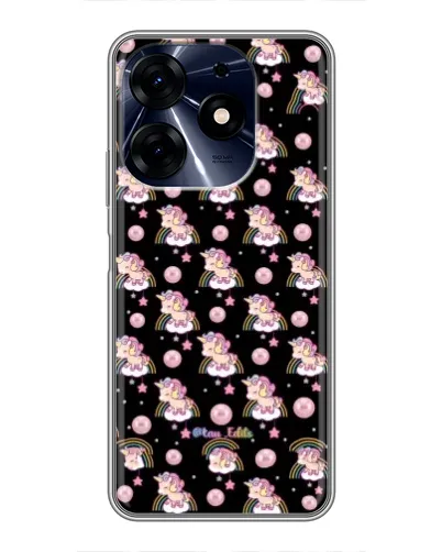 Чехол для TECNO Spark 10 Pro с картинкой «Magic Unicorn паттерн» Чехол для TECNO Spark 10 Pro с картинкой «Magic Unicorn паттерн»