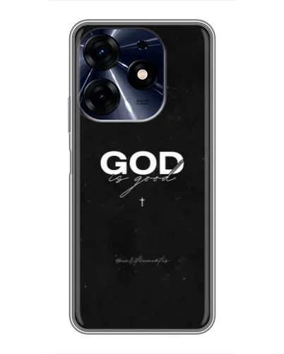Чехол для TECNO Spark 10 Pro с картинкой «GOD — Бог над всем»