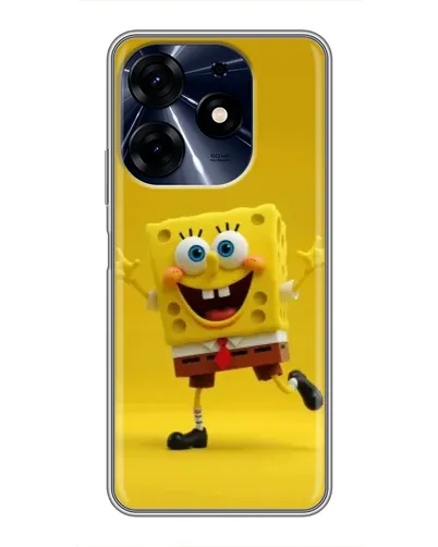 Чехол для TECNO Spark 10 Pro с картинкой «Позитивный Губка Боб» Чехол для TECNO Spark 10 Pro с картинкой «Позитивный Губка Боб»