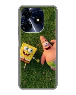 Чехол для TECNO Spark 10 Pro с картинкой «Друзья на лужайке» Чехол для TECNO Spark 10 Pro с картинкой «Друзья на лужайке»