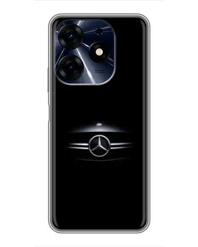 Чехол для TECNO Spark 10 Pro с картинкой «Mercedes — абстрактные линии»