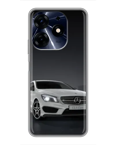 Чехол для TECNO Spark 10 Pro с картинкой «Mercedes AMG GT Silver»