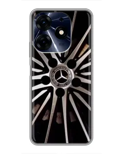 Чехол для TECNO Spark 10 Pro с картинкой «Диск Mercedes»