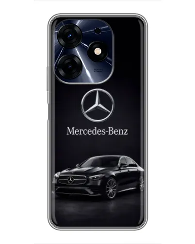 Чехол для TECNO Spark 10 Pro с картинкой «Mercedes — решетка радиатора»