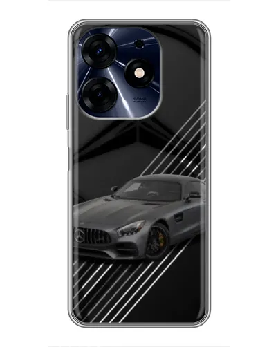 Чехол для TECNO Spark 10 Pro с картинкой «Mercedes AMG — графика»