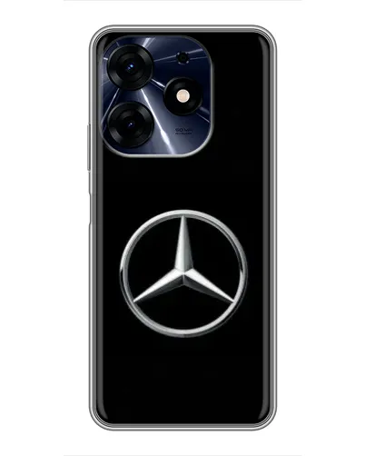 Чехол для TECNO Spark 10 Pro с картинкой «Mercedes классический лого»