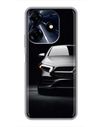 Чехол для TECNO Spark 10 Pro с картинкой «Свет фар Mercedes»