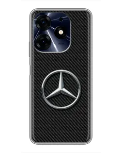 Чехол для TECNO Spark 10 Pro с картинкой «Карбоновый Mercedes стиль»