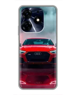 Чехол для TECNO Spark 10 Pro с картинкой «Audi RS — красный стиль» Чехол для TECNO Spark 10 Pro с картинкой «Audi RS — красный стиль»