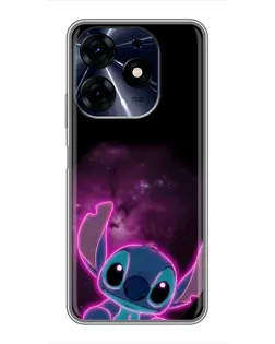 Чохол для TECNO Spark 10 Pro з картинкою «Неоновий Stitch»