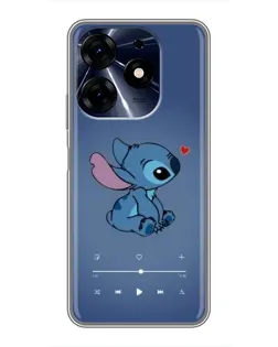 Чохол для TECNO Spark 10 Pro з картинкою «Музичний Stitch»