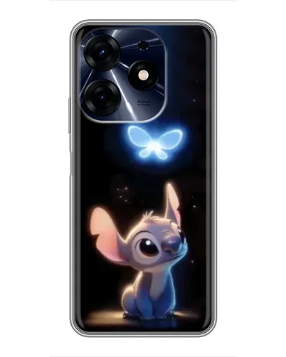Чехол для TECNO Spark 10 Pro с картинкой «Сияющий Стич»