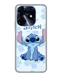 Чохол для TECNO Spark 10 Pro з картинкою «Stitch серед квітів»