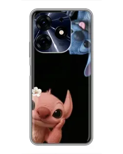 Чохол для TECNO Spark 10 Pro з картинкою «Фіолетовий туман троянд»