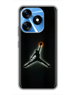 Чехол для TECNO Spark 10 с картинкой «Jordan Gradient Logo» Чехол для TECNO Spark 10 с картинкой «Jordan Gradient Logo»