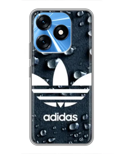 Чехол для TECNO Spark 10 с картинкой «Adidas Trefoil Blue» Чехол для TECNO Spark 10 с картинкой «Adidas Trefoil Blue»