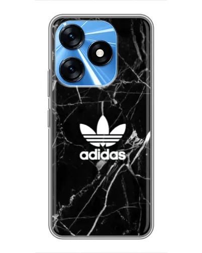 Чехол для TECNO Spark 10 с картинкой «Белый мрамор Adidas» Чехол для TECNO Spark 10 с картинкой «Белый мрамор Adidas»