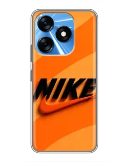 Чехол для TECNO Spark 10 с картинкой «Оранжевый драйв Nike» Чехол для TECNO Spark 10 с картинкой «Оранжевый драйв Nike»