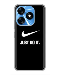 Чехол для TECNO Spark 10 с картинкой «Классический принт Nike»