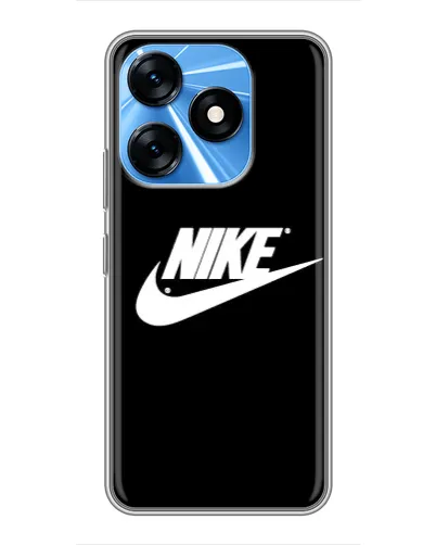 Чехол для TECNO Spark 10 с картинкой «Мазки краски Nike» Чехол для TECNO Spark 10 с картинкой «Мазки краски Nike»