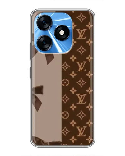 Чехол для TECNO Spark 10 с картинкой «Louis Vuitton — банты» Чехол для TECNO Spark 10 с картинкой «Louis Vuitton — банты»
