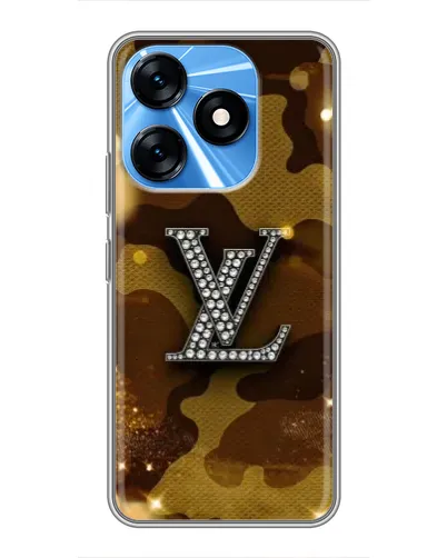 Чехол для TECNO Spark 10 с картинкой «Камуфляжный Louis Vuitton» Чехол для TECNO Spark 10 с картинкой «Камуфляжный Louis Vuitton»