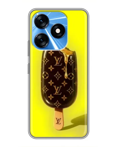 Чехол для TECNO Spark 10 с картинкой «Мороженое от LV» Чехол для TECNO Spark 10 с картинкой «Мороженое от LV»