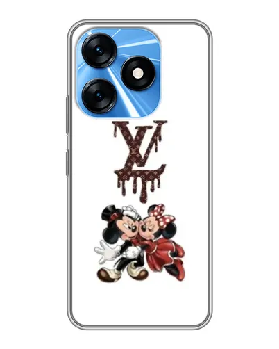 Чехол для TECNO Spark 10 с картинкой «LV и Микки Маус» Чехол для TECNO Spark 10 с картинкой «LV и Микки Маус»