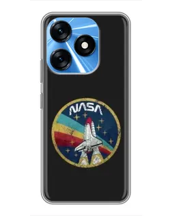 Чехол для TECNO Spark 10 с картинкой «NASA — эмблема миссии» Чехол для TECNO Spark 10 с картинкой «NASA — эмблема миссии»