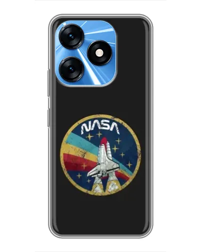 Чехол для TECNO Spark 10 с картинкой «NASA — эмблема миссии» Чехол для TECNO Spark 10 с картинкой «NASA — эмблема миссии»