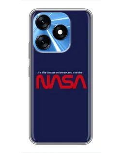 Чехол для TECNO Spark 10 с картинкой «NASA — глубокий космос»