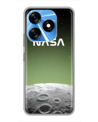 Чехол для TECNO Spark 10 с картинкой «NASA — лунный градиент» Чехол для TECNO Spark 10 с картинкой «NASA — лунный градиент»