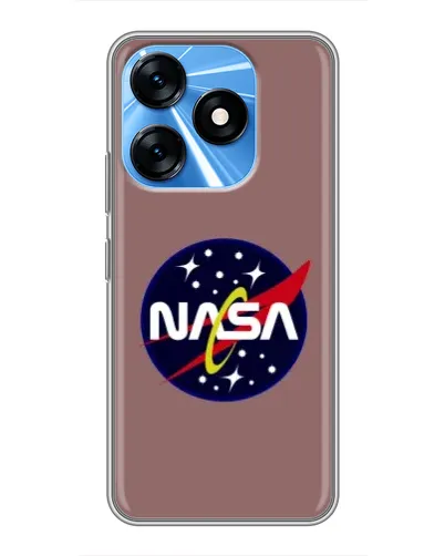 Чехол для TECNO Spark 10 с картинкой «NASA — ретро космос» Чехол для TECNO Spark 10 с картинкой «NASA — ретро космос»