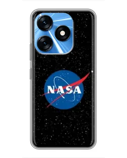 Чехол для TECNO Spark 10 с картинкой «NASA — звездное небо»