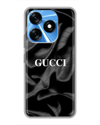 Чехол для TECNO Spark 10 с картинкой «Gucci — шелковые волны» Чехол для TECNO Spark 10 с картинкой «Gucci — шелковые волны»