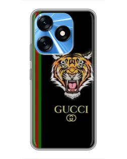 Чехол для TECNO Spark 10 с картинкой «Тигр Gucci» Чехол для TECNO Spark 10 с картинкой «Тигр Gucci»