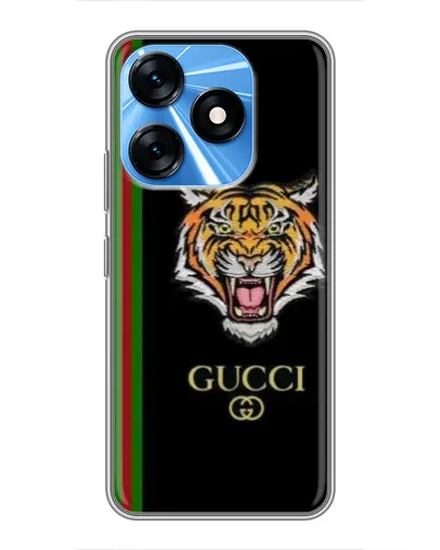 Чехол для TECNO Spark 10 с картинкой «Тигр Gucci» Чехол для TECNO Spark 10 с картинкой «Тигр Gucci»