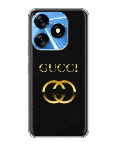 Чехол для TECNO Spark 10 с картинкой «Золотой логотип Gucci» Чехол для TECNO Spark 10 с картинкой «Золотой логотип Gucci»
