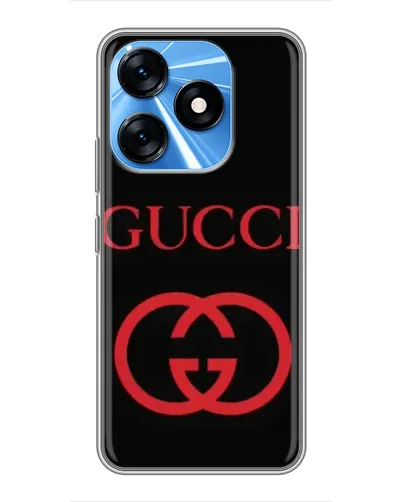 Чехол для TECNO Spark 10 с картинкой «Gucci — красный логотип» Чехол для TECNO Spark 10 с картинкой «Gucci — красный логотип»