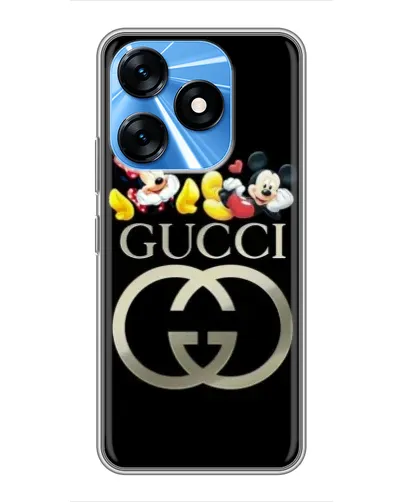 Чехол для TECNO Spark 10 с картинкой «Gucci — герои Disney» Чехол для TECNO Spark 10 с картинкой «Gucci — герои Disney»