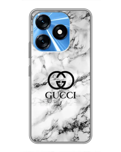 Чехол для TECNO Spark 10 с картинкой «Gucci — мраморный шик» Чехол для TECNO Spark 10 с картинкой «Gucci — мраморный шик»
