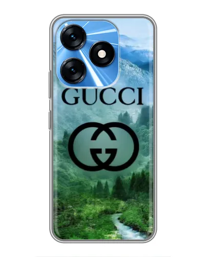 Чехол для TECNO Spark 10 с картинкой «Gucci — горный пейзаж» Чехол для TECNO Spark 10 с картинкой «Gucci — горный пейзаж»