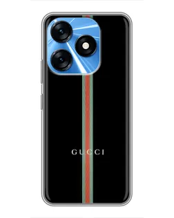 Чохол для TECNO Spark 10 з картинкою «Gucci — строга лінія»