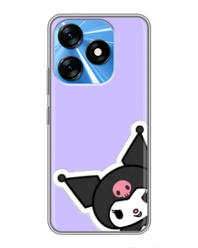 Чехол для TECNO Spark 10 с картинкой «Забавная Kuromi»