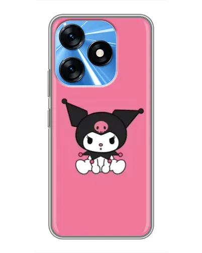 Чехол для TECNO Spark 10 с картинкой «Хмурая Kuromi»