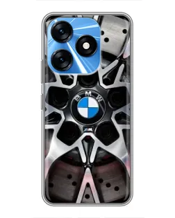Чехол для TECNO Spark 10 с картинкой «BMW — деталь диска»