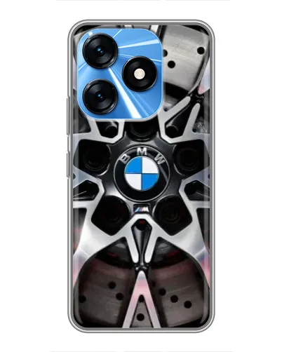 Чехол для TECNO Spark 10 с картинкой «BMW — деталь диска»