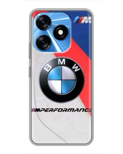 Чехол для TECNO Spark 10 с картинкой «BMW Performance стиль»