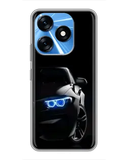 Чохол для TECNO Spark 10 з картинкою «BMW — нічний погляд» Чохол для TECNO Spark 10 з картинкою «BMW — нічний погляд»