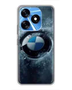 Чохол для TECNO Spark 10 з картинкою «Логотип BMW — лід» Чохол для TECNO Spark 10 з картинкою «Логотип BMW — лід»